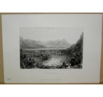 Gravure "Unterseen" de BARTLETT