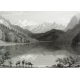 Gravure "Lake of Lungern" de BARTLETT