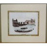 Gravure "Chûte du Rhin à Lauffenbourg"  sur Moinat SA  - Antiquités décoration -  Gravures, Lithos