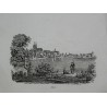 Gravure "Bâle"  sur Moinat SA  - Antiquités décoration -  Gravures, Lithos