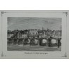 Gravure "Rheinbrücke & Hôtel  sur Moinat SA  - Antiquités décoration -  Gravures, Lithos