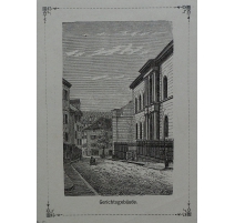 Gravure Gerichtsgebäude Bâle