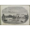 Gravure "Hotel Baur, Lake of Zürich"  sur Moinat SA  - Antiquités décoration -  Gravures, Lithos