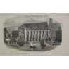 Gravure "The Wasserkirche and the  sur Moinat SA  - Antiquités décoration -  Gravures, Lithos