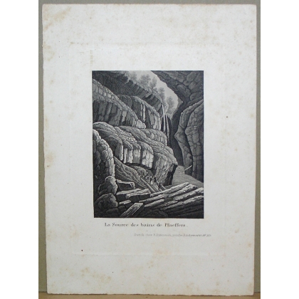 Gravure "La source des bains de  sur Moinat SA  - Antiquités décoration -  Gravures, Lithos