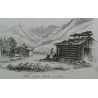 Gravure "Costumes de Glarus"  sur Moinat SA  - Antiquités décoration -  Gravures, Lithos
