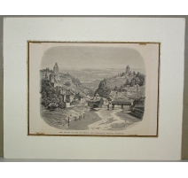 Gravure The valley of the Gotteron and