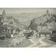 Gravure "The valley of the Gotteron and