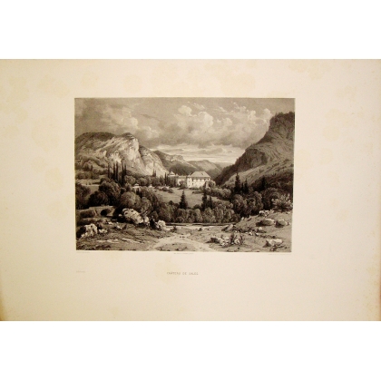 Radierung „Château de Sales“ von Moinat SA – Antiquitäten und Dekorationsgegenstände – Radierungen, Lithografien