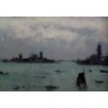 Gouache "Venise-lagune", signé Marcel  sur Moinat SA  - Antiquités décoration -  Gouaches, Aquarelles, Pastels