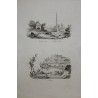 Radierung „Beinhaus 1793, Obelisk 1834“ von Moinat SA – Antiquitäten und Dekoration – Radierungen, Lithografien