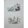 Engraving: ‘Morat and Costumes of the Canton of’ by Moinat SA – Antiques and decorative items – Engravings, lithographs
