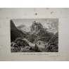 Engraving: ‘View of the Wetter-Horn, Well-Horn’ by Moinat SA – Antiques and decorative items – Engravings, lithographs