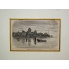 Gravure "Arbon on the Lake of Constance"  sur Moinat SA  - Antiquités décoration -  Gravures, Lithos