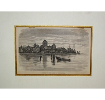 Gravure "Arbon on the Lake of Constance"