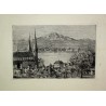 Engraving ‘Luzern’ by Moinat SA – Antiques and decorative items – Engravings, lithographs