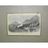 Engraving ‘Gersau, Lake Lucerne’ by Moinat SA – Antiques and decorative items – Engravings, lithographs
