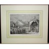 Engraving "Una veduta di Lucerna" by Moinat SA – Antiques and decorative items – Engravings, lithographs