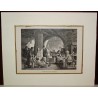 Engraving "Vegetable market, Lucerne" by Moinat SA – Antiques and decorative items – Engravings, lithographs