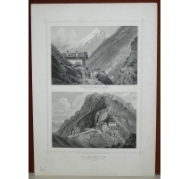 Gravure "Schwarenbach et Klimsen horn"