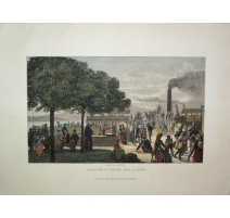 Bureau plat style Louis XVI à 3 tiroirs