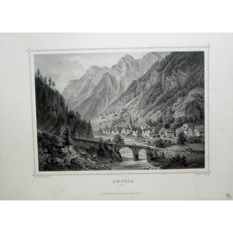 Gravure "Astag", Uri de ROHBOCK  sur Moinat SA  - Antiquités décoration -  Gravures, Lithos