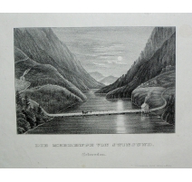 Gravure "Die Meerenge von Siwinsund,