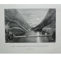 Gravure "Die Meerenge von Siwinsund,