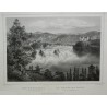 Gravure "La chute du Rhin" de ROHBOCK  sur Moinat SA  - Antiquités décoration -  Gravures, Lithos