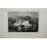 Gravure \"La chute du Rhin\"