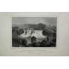 Gravure "La chute du Rhin près de