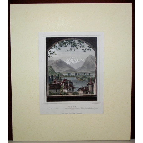 Engraving ‘Thun’ by ROHBOCK on Moinat SA – Antiques and decorative items – Engravings, lithographs
