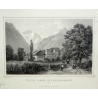 Gravure "Villa Ober in Interlaken" de