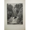 Engraving: ‘Lower Falls of the Moinat SA’ – Antiques and decorative items – Engravings, lithographs