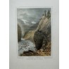 Gravure coloriée \"Passage d\'Urbach\"