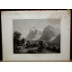 Gravure "Grindelwald" de HUBER