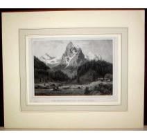 Gravure "Die Grindelalp bei