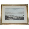 Engraving ‘View of Vevey’ by ABERLI.  at Moinat SA  – Antiques and decorative items –  Engravings, lithographs