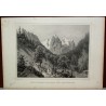 Engraving "Engelhorner, Wellhorn und sur Moinat SA" – Antiques and decorative items – Engravings, lithographs