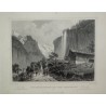 Radierung „Lauterbrunnen mit em“ von Moinat SA – Antiquitäten und Dekoration – Radierungen, Lithografien
