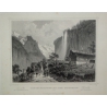 Gravure "Lauterbrunnen mit em