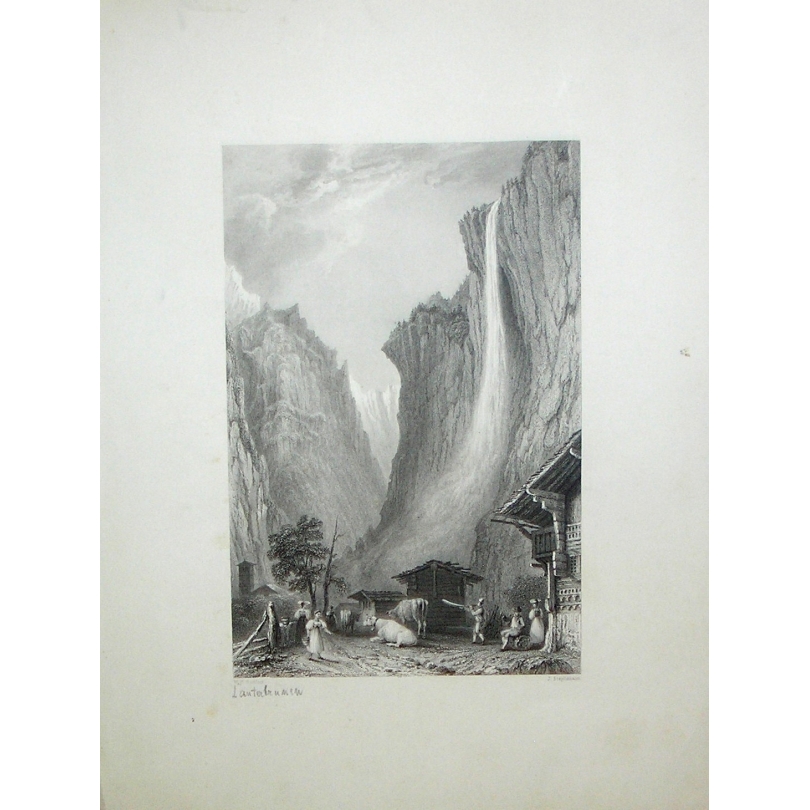 Gravure "Lauterbrunen"