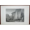 Engraving "Le Staubbach" by ROUARGUE on Moinat SA – Antiques and decorative items – Engravings, lithographs