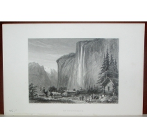 Gravure Le Staubbach de ROUARGUE