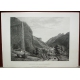Gravure "Chûte de Staubbach" de SUTERLIN