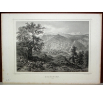 Gravure "Meiringen" de ROHBOCK