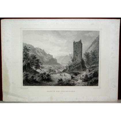 Gravure \"Partie bei Meiringen\"