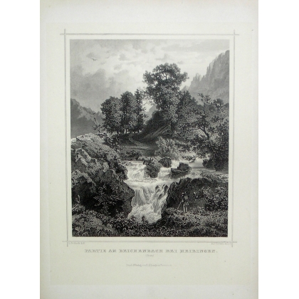 Gravure \"Partie am Reichenbach\"