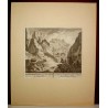 Gravure \"La Glaciere le Rosenlaui\"