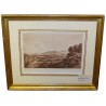 Sepia engraving ‘Geneva’ by DE BEAUMONT, on Moinat SA – Antiques and decorative items – Engravings, lithographs